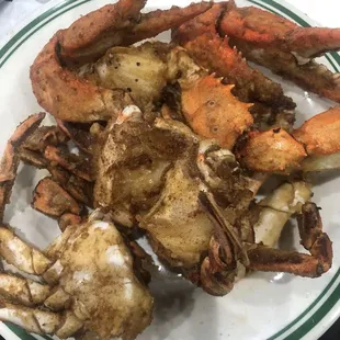 Fried Blue Crabs
