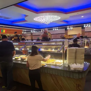 A busy Saturday evening at the best buffet in town.