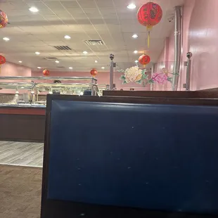 Inside the restaurant