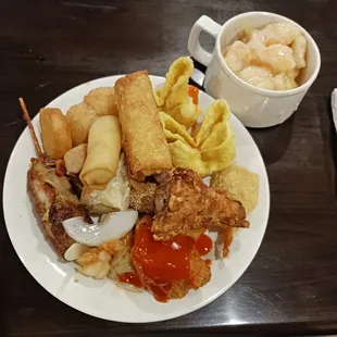 Plate #1. Sample of each.