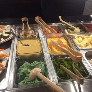 Wasabi and other condiments