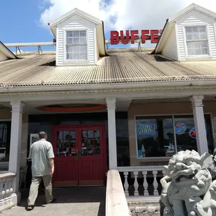 Looks run down but it's open!