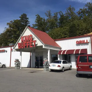 the front of the restaurant