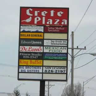 King Buffet at Crete Plaza in Crete, Nebraska.