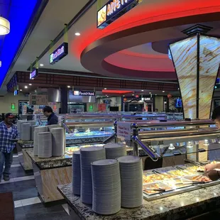 Nice and clean buffet area