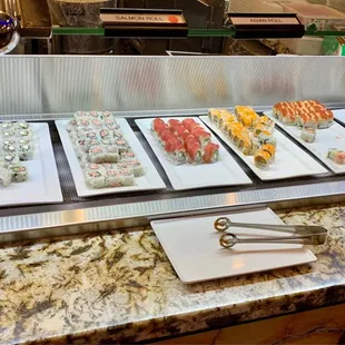 sushi and sashimi, interior