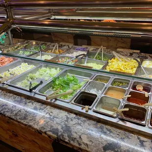 interior, salads