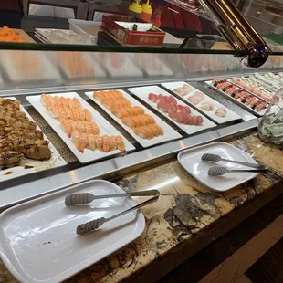 Good sushi selection