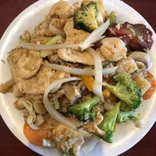 Today's hibachi creation