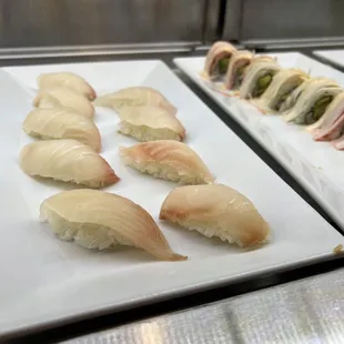 sushi and sashimi, sashimi, sushi, food