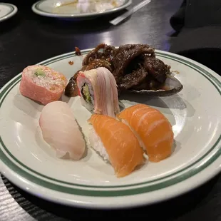 sashimi, food, sushi, sushi and sashimi