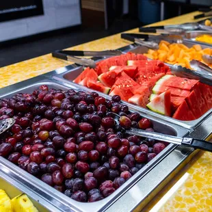 a variety of fruits and vegetables