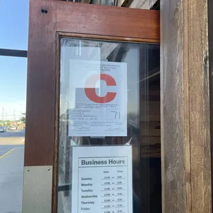 No work is being done, they&apos;re just keeping the door open so you don&apos;t see the C rating.