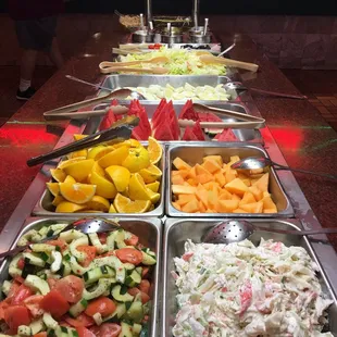 a variety of salads and sides