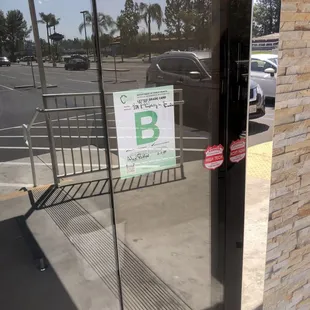 New B rating used to be a C nice improvement