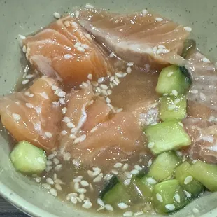 Raw and definitely not good Salmon