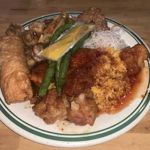 Nice selection. The Honey Chicken was the best.