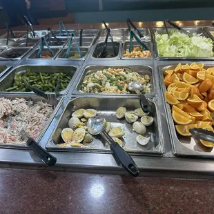 interior, oysters and mussels