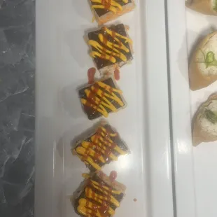 a variety of food items