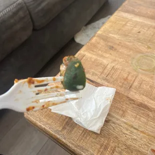 The end of a jalapeño