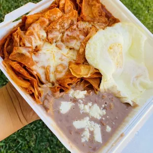 Chilaquiles rojo