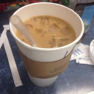 Employees are hoarding iced coffee cups