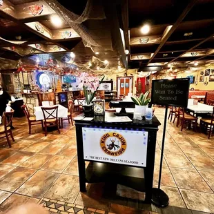 the interior of a restaurant