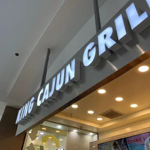 the front of the restaurant