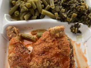 Blue & White Carry-out