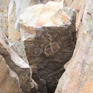 A petroglyph!