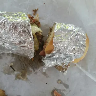 Steak and cheese..yummy!