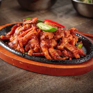Spicy Chicken Feet with Bone