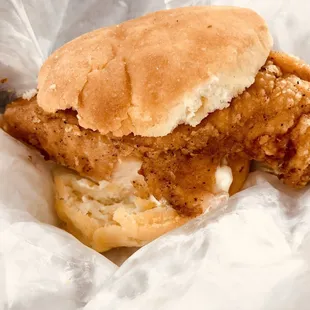 Chicken Biscuit - BIG &amp; Juicy!!!