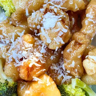 Coconut Shrimp &amp; Broccoli