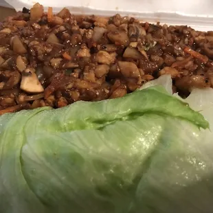 Chicken lettuce wraps