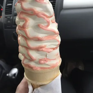 Medium Peach Soft Serve