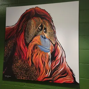 Sumatra Orangutan art