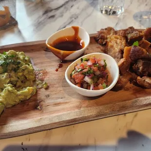 Pork Belly Bites... after we already started eating it.