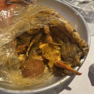 House sauce seafood bag