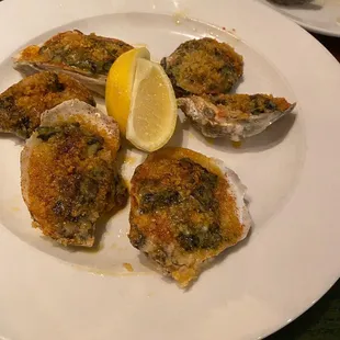 Oysters Rockefeller