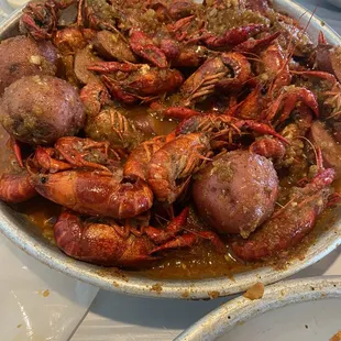 3 pounds crawfish house seasoning medium heat