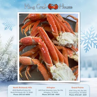 Fresh Crab, Fresh Delight! Dive into the ocean's bounty with our succulent crab dishes. 
 Savor the freshness in every delightful bite