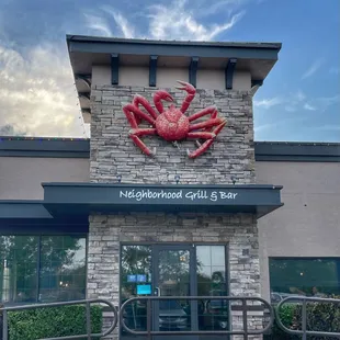 Front of restaurant