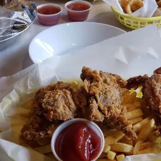 F7. Fried Soft Shell Crab Basket