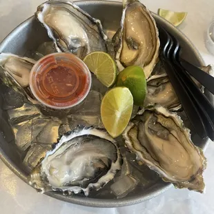 Fresh oysters