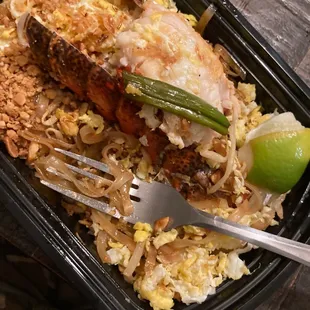 a close up of a plate of food