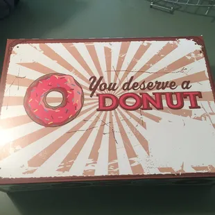 you deserve a donut