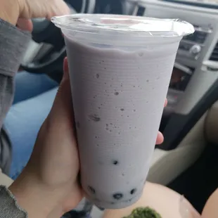 New flavor today! Taro!