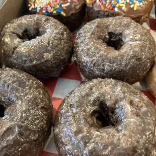 Chocolate cake doughnuts were my fav