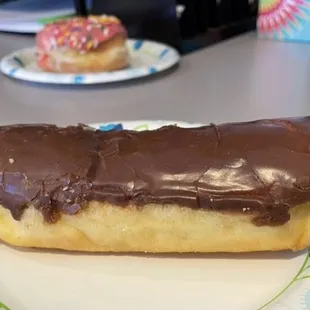 Chocolate long John